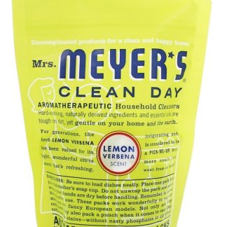 Pacotes de Louça Automática Clean Day 20 Carrega Verbena de Limão - 12.7 oz. Mrs. Meyer's