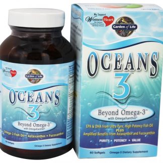 Oceanos 3 Além de Omega - 3 com OmegaXanthin - 60 Softgels Garden of Life