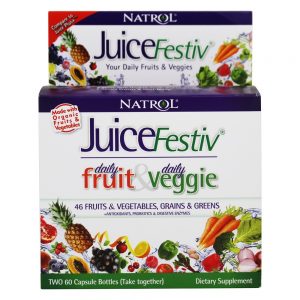 Cápsulas JuiceFestiv 60 + 60 Natrol