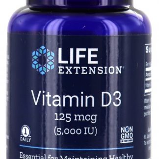 Vitamina D3 5000 UI - 60 Softgels Life Extension