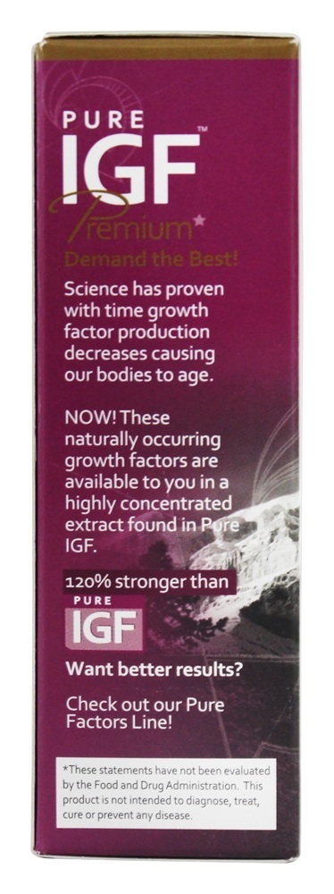 Pure IGF Prêmio Concentrado Crescimento Fatores Veado Veludo Galhada Extrair 11 mg. - 1 fl. oz. Pure Solutions - Imagem 4