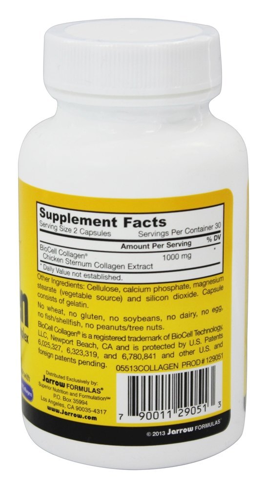 Complexo de Colágeno Tipo II 500 mg. - Cápsulas 60 Jarrow Formulas - Imagem 2
