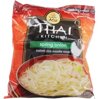 Cebola instantânea da mola da sopa de macarronete do arroz - 1.6 oz. Thai Kitchen