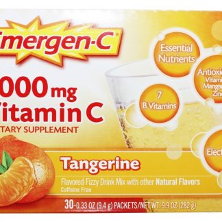 Emergen-C Vitamina C Sabor Tangerina 1000 mg. - 30 Pacotes (s) Alacer