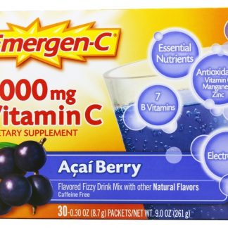 Emergen-C Vitamina C Sabor Açaí 1000 mg. - 30 Pacotes (s) Alacer