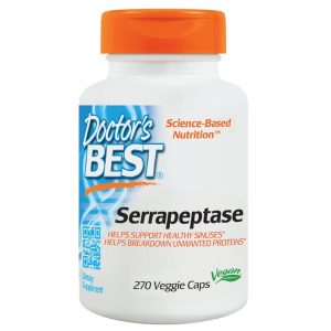 Serrapeptase 40000 UI - Cápsulas vegetarianas 270 Doctor's Best