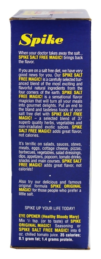 Spike Tempero Natural Gourmet Sal Livre da Magia - 9 oz. Modern Products - Imagem 3