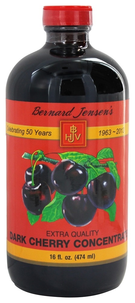 Concentrado de Cereja Preta de Alta Qualidade - 16 oz. Bernard Jensen