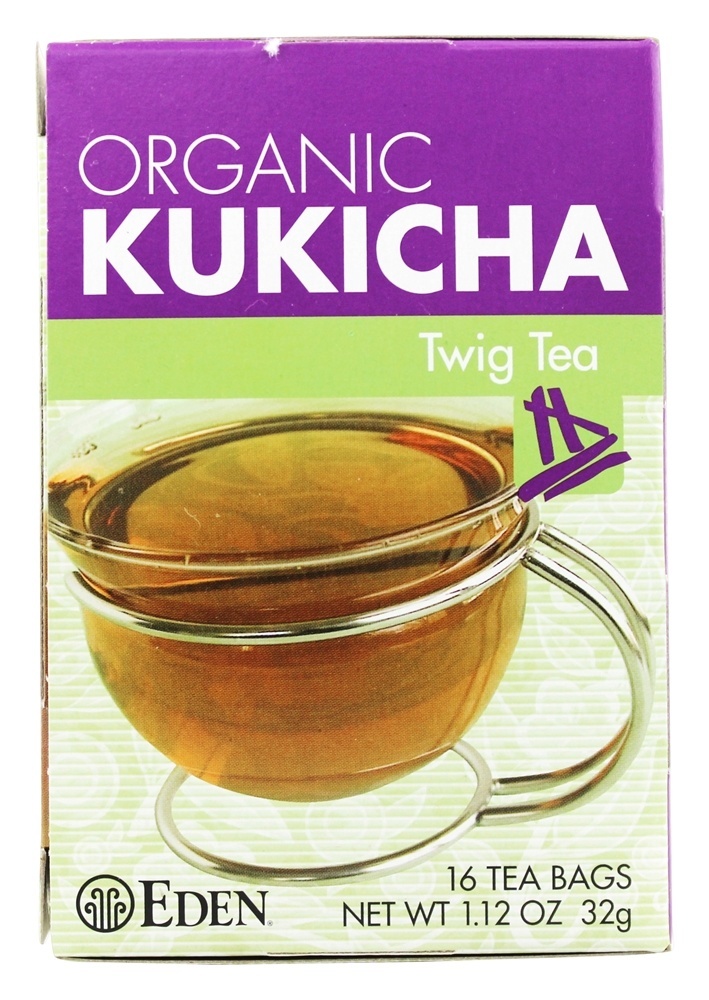 Orgânico Kukicha Galho Chá - 16 Saquinhos de Chá Eden Foods