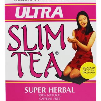 Chá Ultra Slim 100 % Sem cafeína natural à base de cafeína - 24 Saquinhos de Chá Hobe Labs