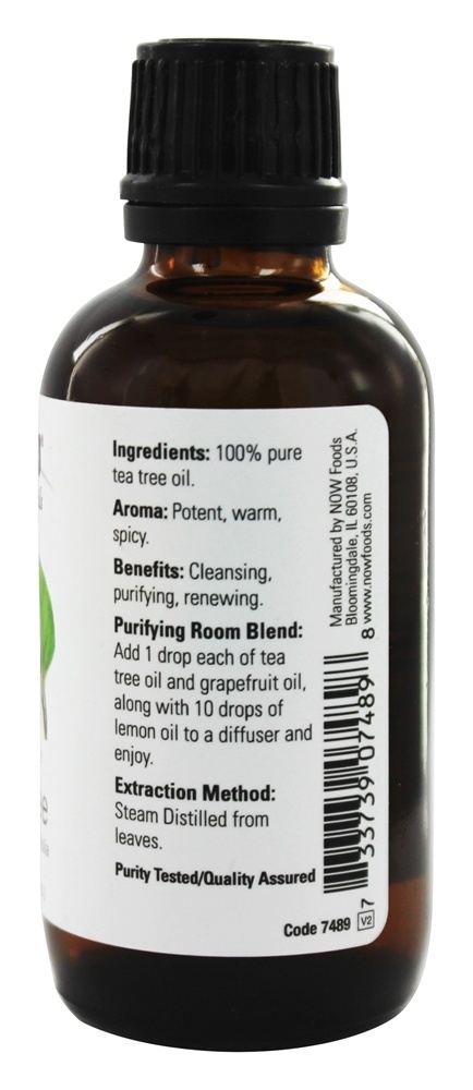 Óleo Essencial de Melaleuca 100% Pure - 2 fl. oz. NOW Foods - Imagem 2