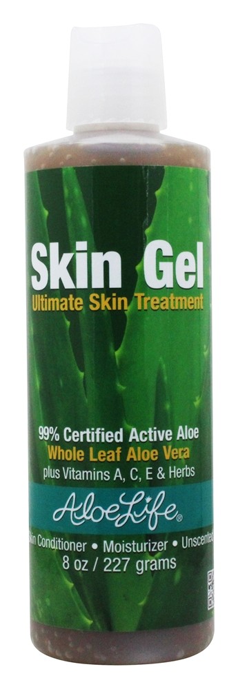 Gel de pele sem perfume - 8 oz. Aloe Life