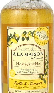 A La Maison Bath & Shower Liquid Soap Honeysuckle -- 16.9 fl oz