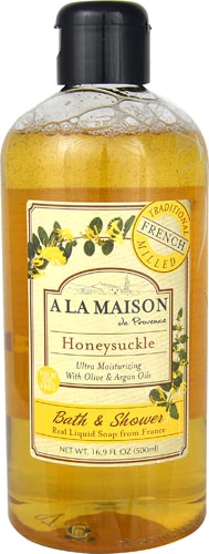 A La Maison Bath & Shower Liquid Soap Honeysuckle -- 16.9 fl oz