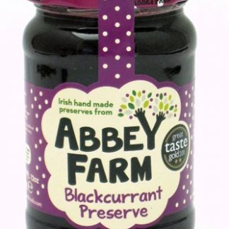 Abbey Farm Blackcurrant Preserve -- 12 oz