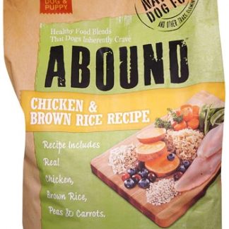 Abound Natural Dog Food Chicken & Brown Rice -- 14 lb