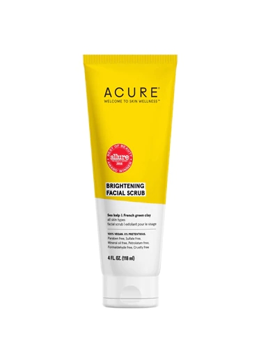 Acure Brightening Facial Scrub -- 4 fl oz
