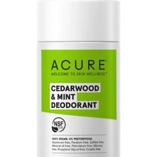 Acure Deodorant Cedarwood & Mint -- 2.25 oz