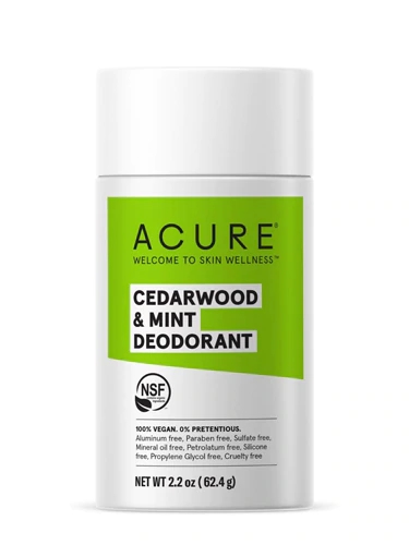 Acure Deodorant Cedarwood & Mint -- 2.25 oz