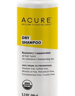 Acure Dry Shampoo Rosemary & Peppermint -- 1.7 oz