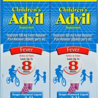 Advil Children's Advil Ibuprofen Fever Reducer Pain Reliever Twin Pack Grape -- 4 fl oz