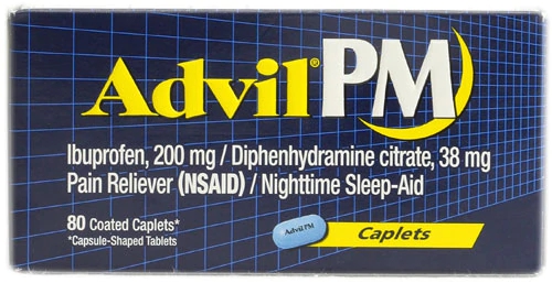 Advil PM Caplets -- 80 Coated Caplets