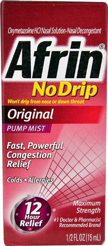 Afrin Nasal Spray No Drip Maximum Strength Original -- 0.5 fl oz