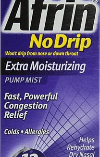 Afrin No Drip Extra Moisturizing Pump Mist -- 0.5 fl oz
