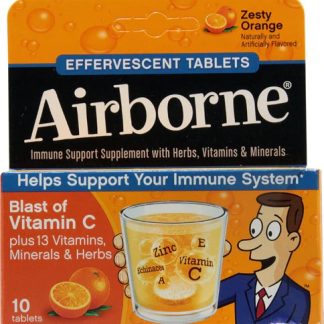Airborne Blast of Vitamin C Orange -- 10 Effervescent Tablets
