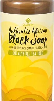 Alaffia Authentic African Black Soap Eucalyptus Tea Tree -- 32 fl oz