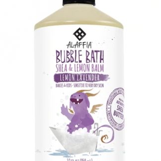 Alaffia Bubble Bath Shea & Lemon Balm Lemon Lavender -- 32 fl oz