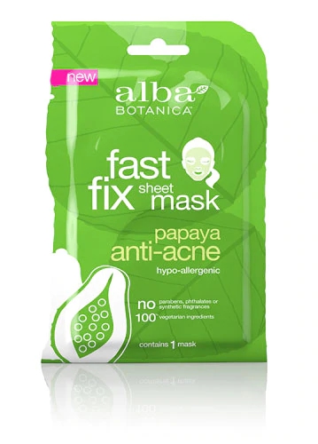 Alba Botanica™ Fast Fix Sheet Mask Papaya Anti-Acne -- 1 Mask