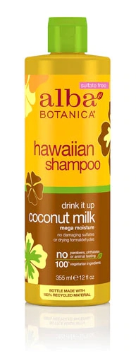 Alba Botanica® Mega Moisture Shampoo Coconut Milk -- 12 fl oz