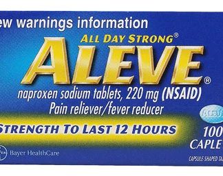 Aleve Caplets -- 220 mg - 100 Caplets