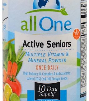 All One Nutritech Active Seniors Multiple Vitamin and Mineral Powder Unflavored -- 5.3 oz