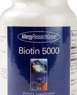 Allergy Research Group Biotin 5000 -- 60 Vegetarian Capsules