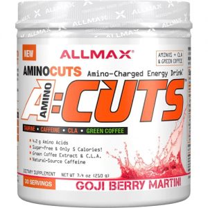 ALLMAX Nutrition A-Cuts™ Amino-Charged Energy Drink Goji Berry Martini -- 30 Servings