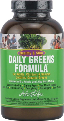 Aloe Life Healthy and Slim Daily Greens Formula™ -- 10 oz