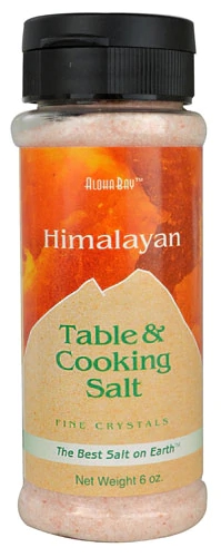 Aloha Bay Himalayan Table And Cooking Salt Fine Crystals -- 6 oz