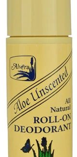 Alvera All Natural Roll-On Deodorant Aloe Unscented -- 3 fl oz