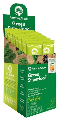Amazing Grass Green SuperFood® Drink Powder -- 15 Packets