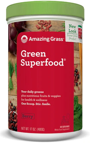 Amazing Grass Green SuperFood® Drink Powder Berry -- 60 Servings