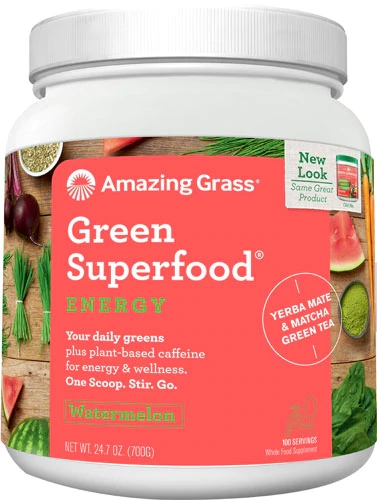 Amazing Grass Green Superfood® Energy Drink Powder Watermelon -- 100 Servings