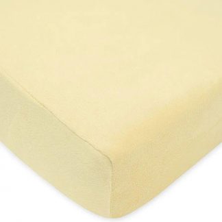 American Baby Heavenly Soft Chenille Crib Sheet Maize -- 1 Sheet