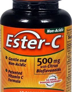 American Health Ester-C® with Citrus Bioflavonoids -- 500 mg - 60 Capsules