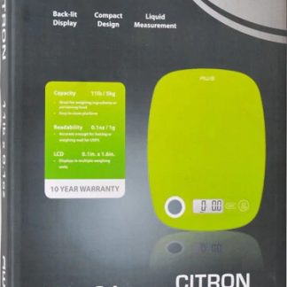 American Weigh Scales Citron 5K Kitchen Scale Low Profile Lime -- 1 Scale
