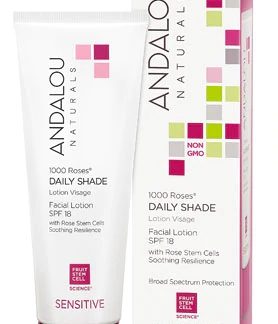Andalou Naturals 1000 Roses™ Daily Shade Facial Lotion SPF 18 -- 2.7 fl oz