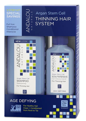 Andalou Naturals Age Defying Argan Stem Cell 3 Step System Kit -- 1 Kit