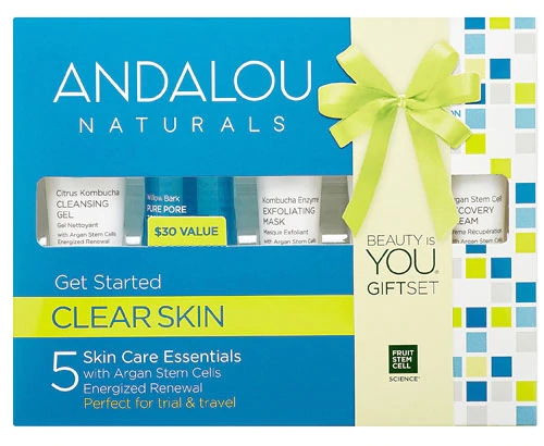 Andalou Naturals Clear Skin Get Started 5 Piece Kit -- 1 Kit