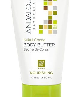 Andalou Naturals Nourishing Body Butter Kukui Cocoa -- 1.7 fl oz